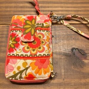 Vera Bradley Floral Multi-Color Phone Pouch